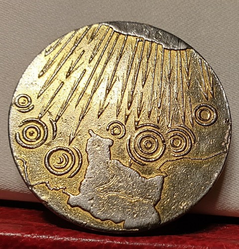 French MEDAL 35mm WW2 D Day 80y US allied invasion beaches comitee  - Imagen 1 de 2