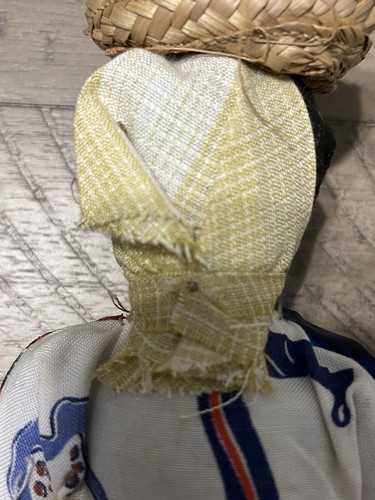 Vintage 1960s? Islander Island Bahamas Souvenir Doll With Basket And Fruit Women - Picture 17 of 17