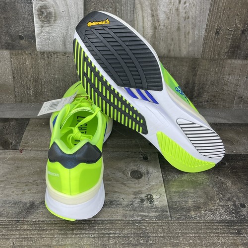 Brand New Adidas Adizero Boston Mens 10 M Signal Green Running H67514 Size 10.5 - Picture 8 of 11