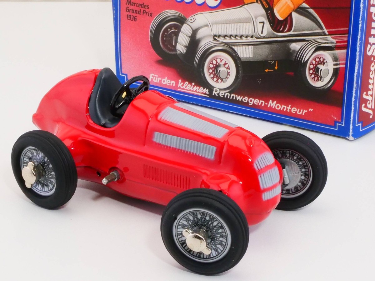 オートバイ・バイク Schuco Mercedes Grand Prix 1936 Schuco Studio 1050 - 1936 MERCEDES BENZ Grand Prix Silver