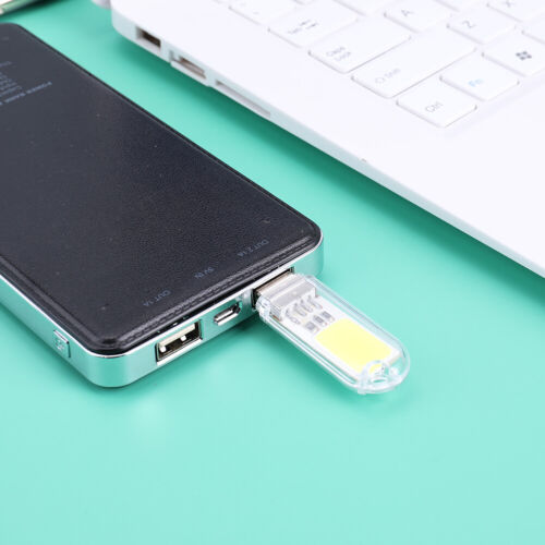 2Pcs Mini USB Night Light White Light Camping Lamp for Camping Hiking (3 COB) - Afbeelding 4 van 9