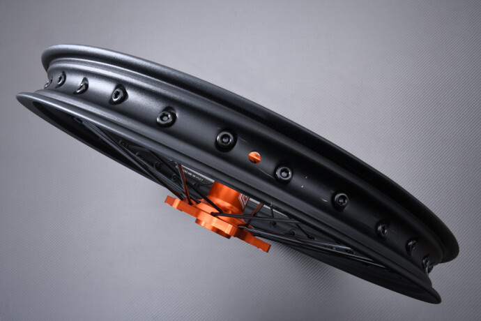 Roue Enduro Orange 1,6"x21" pour réparer le train avant HUSQVARNA FE 501
