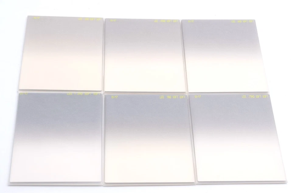 Lee Filters Seven5 Set OF SIX ND Grad Filters with SOFT SOFT Graduation *OFFER* - Image 3 of 4