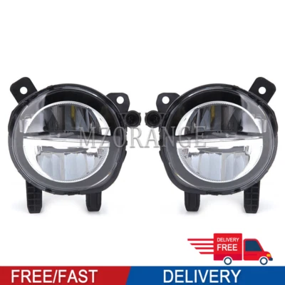 Pair LED Front Fog Light Lamp For BMW 3 Series F30 F31 F34 F35 F36 2012-2019 UK - Image 1 of 4