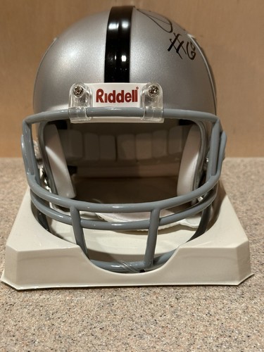 Otis Sistrunk #60 Signed Oakland Raiders NFL Mini Helmet w/ U Mars Inscription - Picture 6 of 9