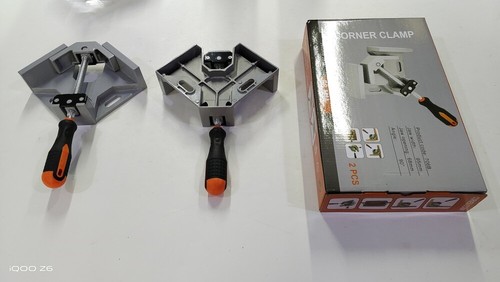 2tlg 90° Alu Schweißen Klemme Rechtwinkel Griff Gehrungszwinge Winkelspanner DHL - Bild 11 von 14