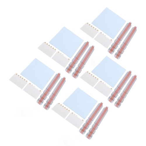 5 Set Privacy Filter Adhesive Strips Strips With Plastic Slide Mount Tabs New - Picture 1 of 24