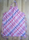 Better Homes Bib Apron Red Blue & White Plaid 4th of July Cookout C