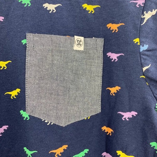 Sovereign Code Boys Travis Dinosaur T-Rex Print Pocket Patch T-Shirt Size L NWT - Picture 5 of 12