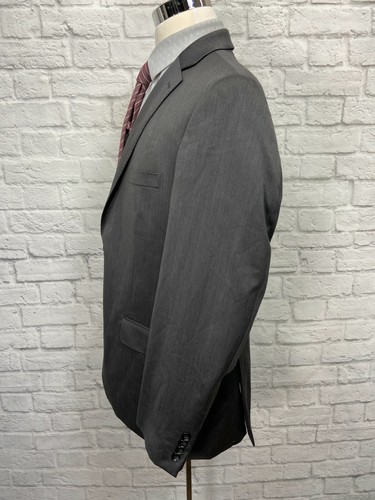 MARC ANTHONY Slim Fit Men's Gray Wool Blend Sport Coat Blazer 44R - Picture 5 of 8