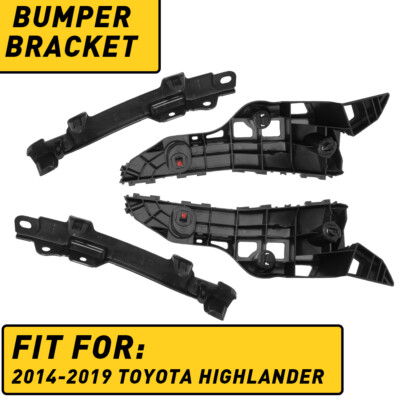 4X Front Bumper Retainer Brackets Set Fit 2014-2019 Toyota Highlander 2017 2018