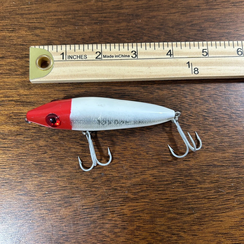 Señuelo de pesca vintage Mirrolure Top Dog Jr. Topwater artículos deportivos cebos usado Foto 3 de 3