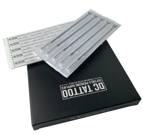 Premium Tattoo Needles for DIY Hand Poke Stick & Poke 3,5,7 and 9RL Round Liner - Picture 2 of 4
