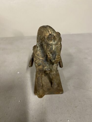 Vintage Japanese Cast Iron War Horse “ Kisouma” Tang Dynasty 5” High - Picture 2 of 6