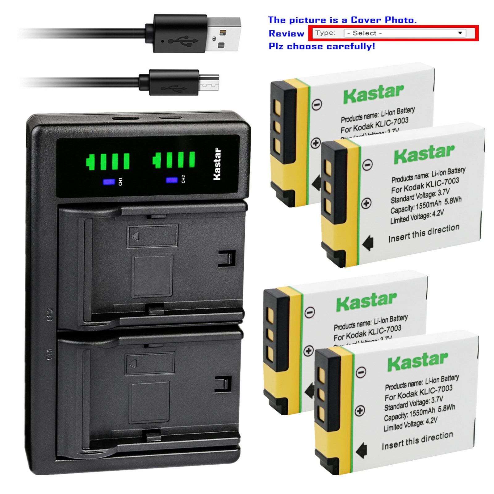 Klic 7003 Kodak Digital Camera Battery Rechargeable Kodak KLIC