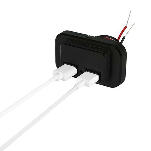 Dual Socket Usb Car Charger 12v/24v 3.1A 4.8A USB Charging Adapter Power Ho E9N3 - Zdjęcie 4 z 12