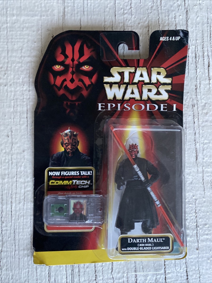 貴重◎ USA製 STAR WARS EPISODE 1 DARTH MAUL Star Wars Episode 1: Darth Maul Action Figure w/CommTech