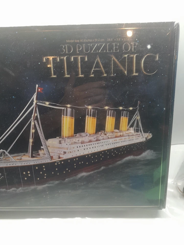 Juguetes Titanic Rompecabezas 3D para Adultos Titanic Artesanías para Adultos 36"" LED Regalos Foto 3 de 4