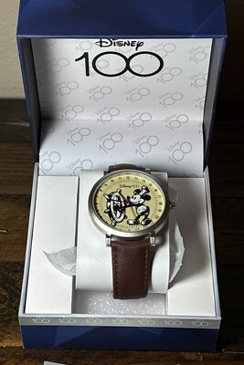 Disney 100th Anniversary Mickey Steamboat Willie Watch