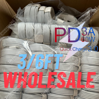 100W PD 5A Type C To USB C Cable Fast Charging Charger For Samsung iPhone 15 Lot