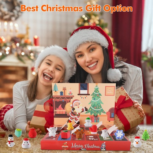 EFISDAY Mochi Advent Calendar 2022 Christmas Countdown Calendar Squishy Toys - Picture 4 of 7