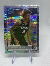 2020-21 Donruss Optic Pulsar #178 JADEN MCDANIELS  RC Rated Rookie Timberwolves