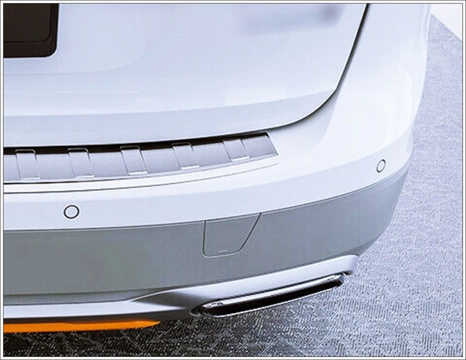 Cromato Protezione Paraurti (Spazzolato) ACCIAIO Per VOLVO V90 II SW 2016-SU - Imagen 2 de 4