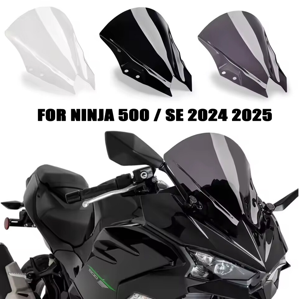 For Kawasaki NINJA 500 SE 2024 2025 Double Bubble Windscreen
