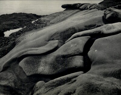1938 1968 Original Edward Weston South Shore Eroded Rock Art