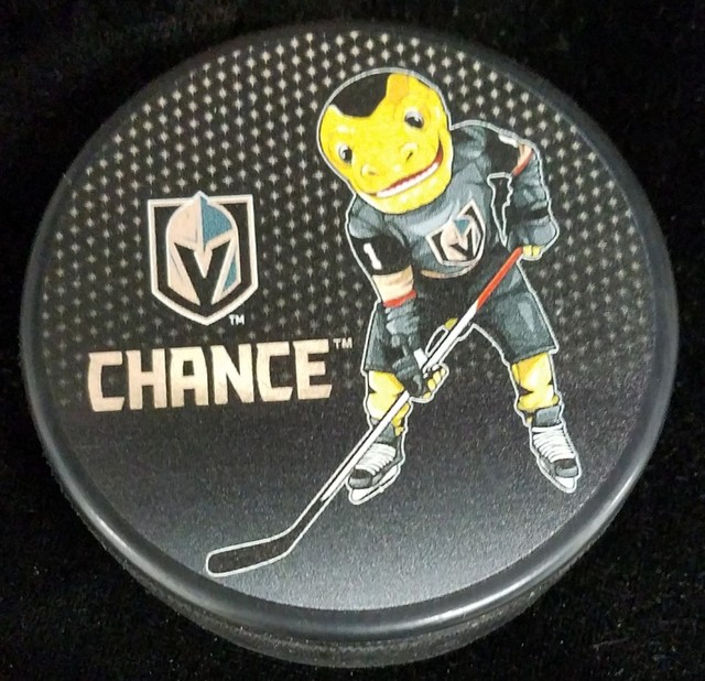 VEGAS GOLDEN KNIGHTS OFFICIAL MASCOT CHANCE HOCKEY PUCK LIMITED EDITION eBay VEGAS GOLDEN KNIGHTS OFFICIAL MASCOT CHANCE HOCKEY PUCK LIMITED EDITION eBay