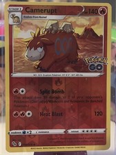 Pokémon TCG Camerupt Pokémon GO 014/078 Reverse Holo Uncommon NM