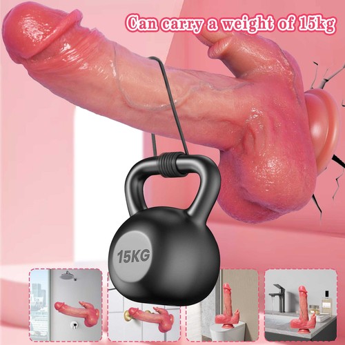 XL Telescopic Realistic Thrusting Dildo Vibrator G-spot Anal Sex Toys for Women - Picture 15 of 56