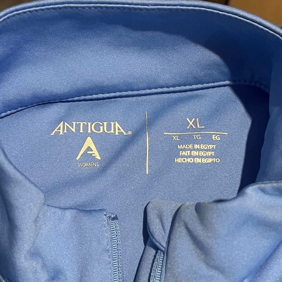 US Womens Open Golf Jacket Women XL Blue Running 1/4 Zip Athletic