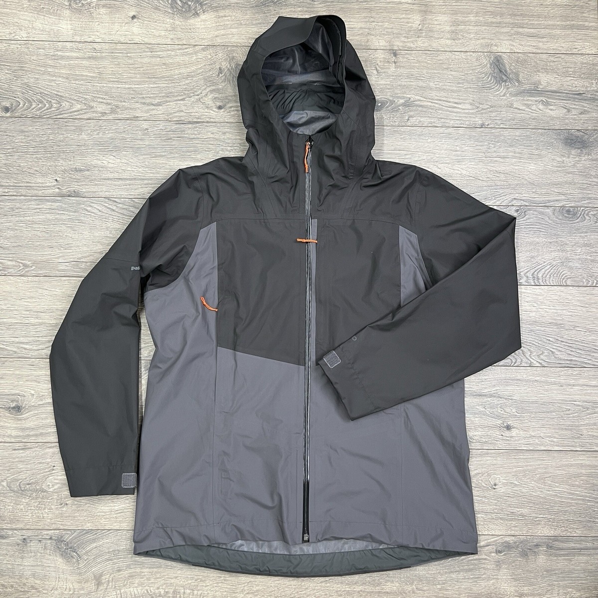 Patagonia Boulder Fork Rain Jacket Size Large Womens Forge Grey 