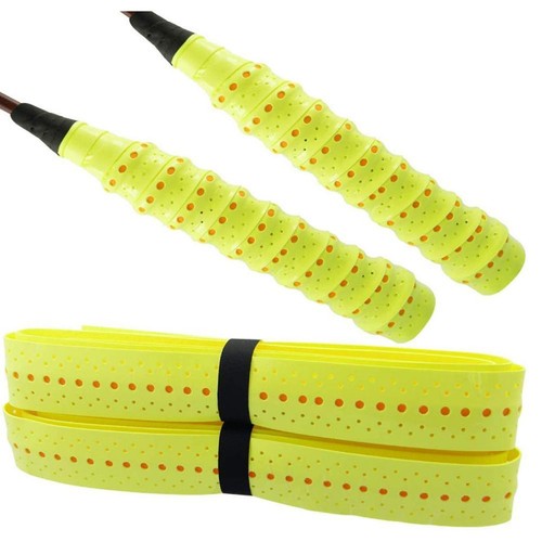 Tennis Badminton Squashschläger Anti Rutsch Over Grip Tape absorbiert Schweiß B ha52 - Bild 16 von 26
