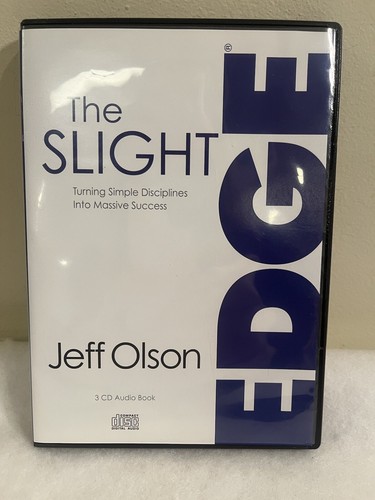 The Slight Edge Audio book 3 CD Personal Success Education Disciplines Self Help