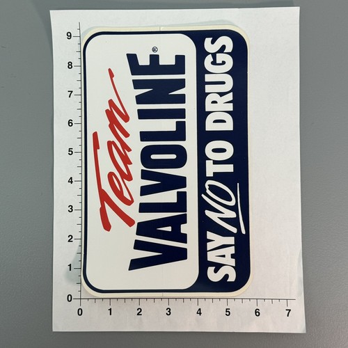 5x Valvoline Say No To Drugs Racing Decals Sticker NOS 1980er USA Vintage Lot - Bild 5 von 11
