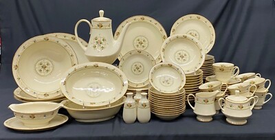 98 pc. Set Noritake NORMANDY China Service for 12 + Serving Pieces
