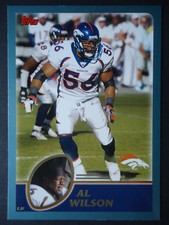 NFL 242 Al Wilson Denver Broncos Topps 2003