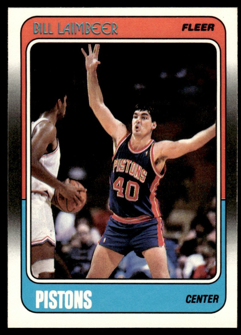 BILL LAIMBEER 1988-89 FLEER #42