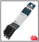 NEW Mini Brush Set with Stainless Steel Bristles 3-Pack for Cleaning & Detailing