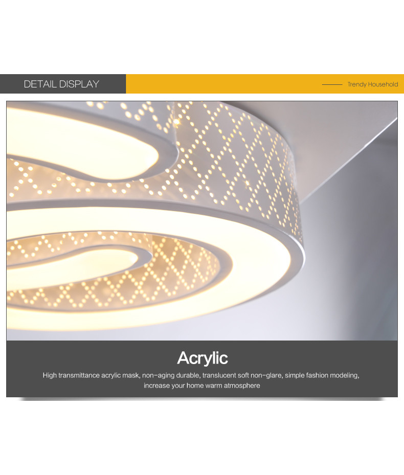 24 48w Dimmerabile pieno Design LED Plafoniera Lampada Lampada Lampada da Soffitto Telecomando Soggiorno adb9d4 24 48w Dimmerabile pieno Design LED Plafoniera Lampada Lampada Lampada da Soffitto Telecomando Soggiorno adb9d4