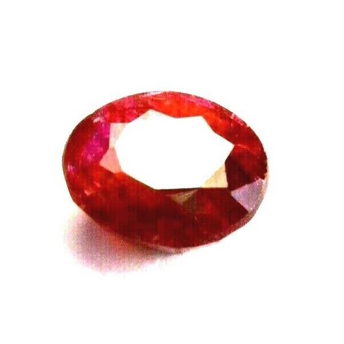Natural Old Burmese Red Ruby, 1.80 Ct. 8x6 Oval Shape, Burma - Picture 2 of 7