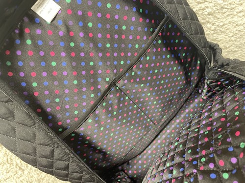 Vera Bradley Rucksack schwarz gesteppt Top Zustand - Bild 6 von 7