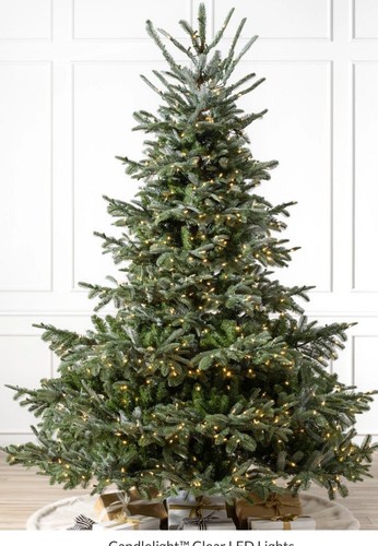 Balsam Hill European Fir 7.5ft Candlelight Clear LED- BRAND NEW