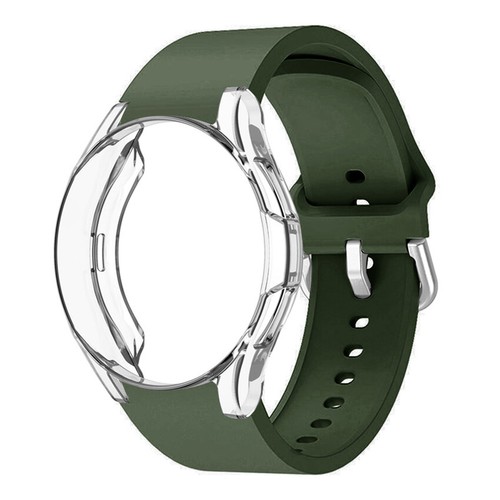Band Strap+Case Silicone For Samsung Galaxy Watch 4 5 40 44mm Classic 42 46mm - Picture 23 of 28