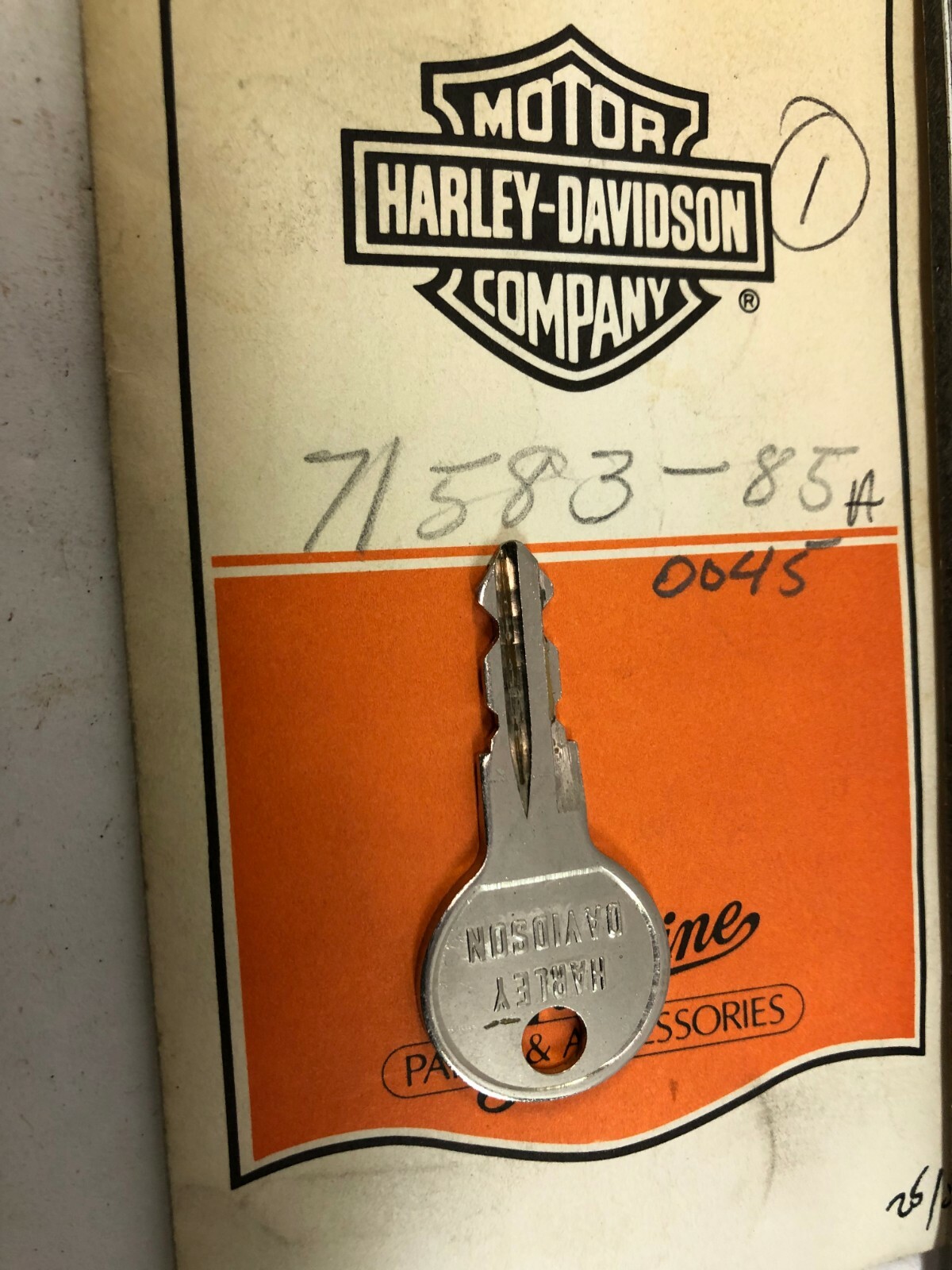 Harley nos 71583-85a key 0045 | eBay