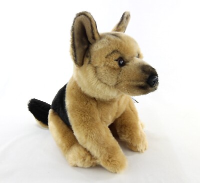 Deutscher Schäferhund Welpe Plüschtier Stofftier Hund Teddy. von Faithful Friends, Geschenk. 23cmH