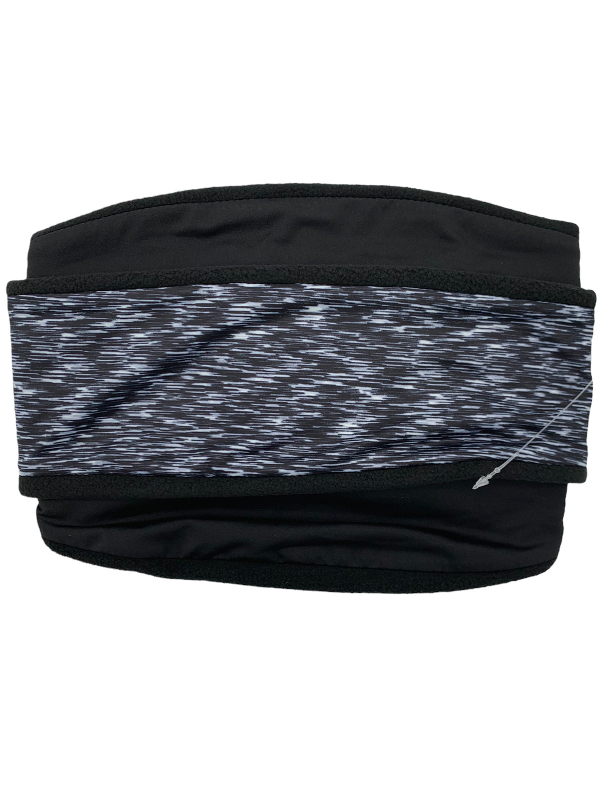 Шейная гетра Sprigs Polar Band-It с прикрепленной к ней повязкой на голову в черную полоску