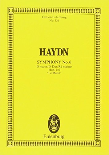 SYMPHONIE NO6 HOB.I:6 RE MAJ LE MATIN - Poche